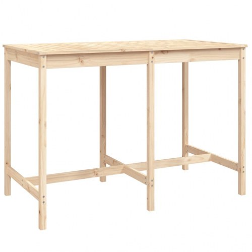 Havebord 159,5x82,5x110 cm massivt fyrretræ