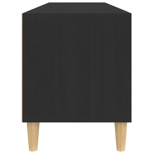 Tv-bord 100x34,5x44,5 cm konstrueret træ sort