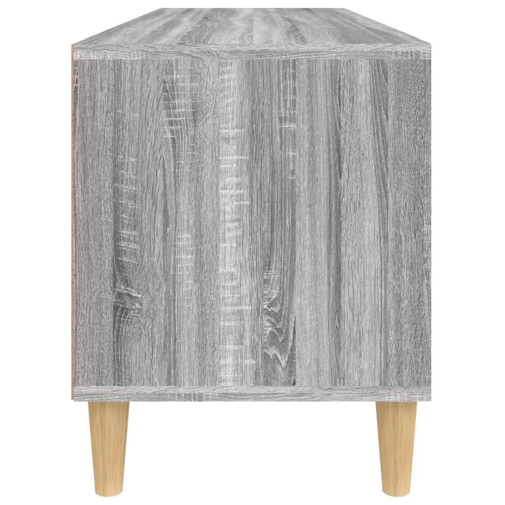 Tv-bord 100x34,5x44,5 cm konstrueret træ grå sonoma-eg
