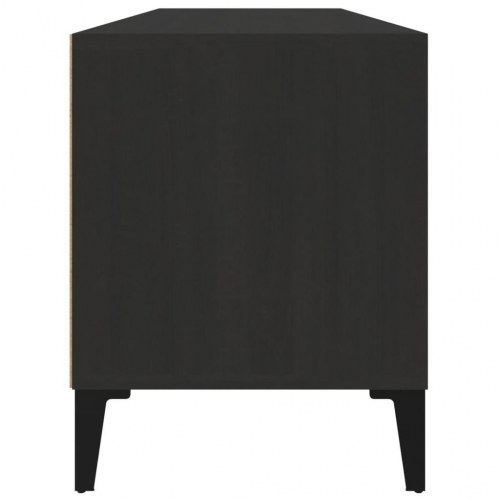 Tv-bord 100x34,5x44,5 cm konstrueret træ sort