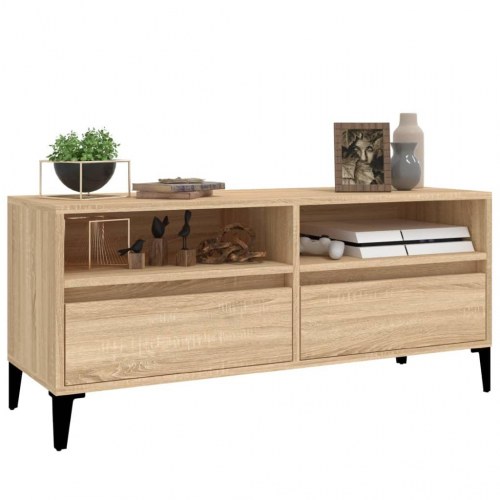 TV-bord 100 x 34,5 x 44,5 cm - sonoma-eg