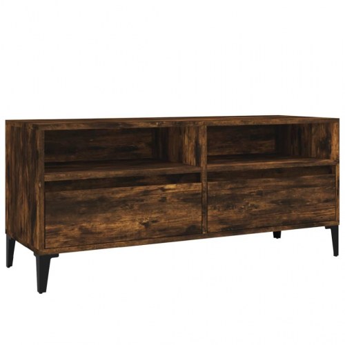 TV-bord 100 x 34,5 x 44,5 cm - røget egetræ