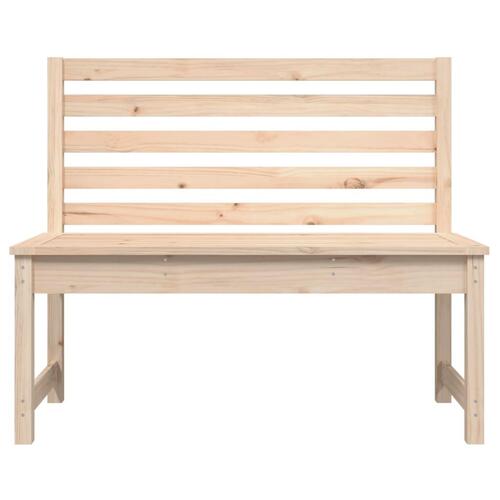 Havebænk 109 cm massivt fyrretræ