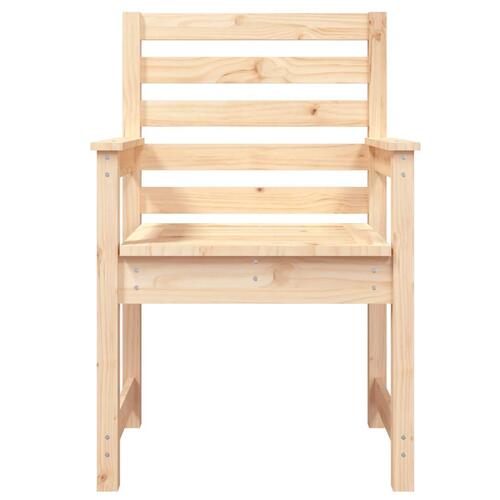 Havestole 2 stk. 60x48x91 cm massivt fyrretræ