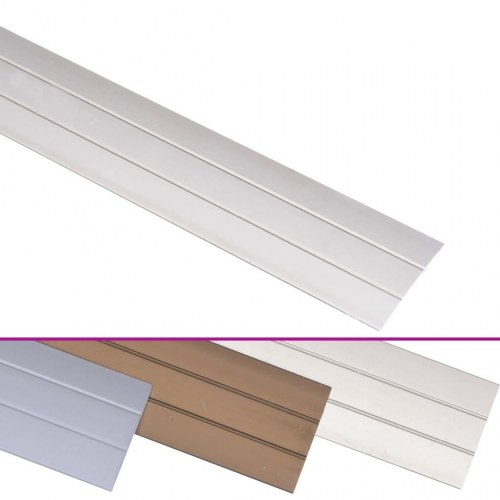 5 stk. gulvlister 134 cm aluminium guldfarvet
