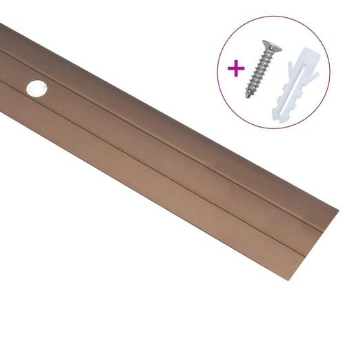 5 stk. gulvlister 90 cm aluminium brun