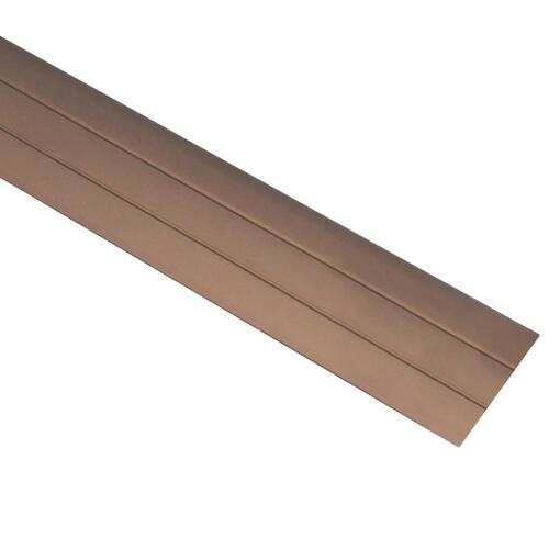 5 stk. gulvlister 100 cm aluminium brun