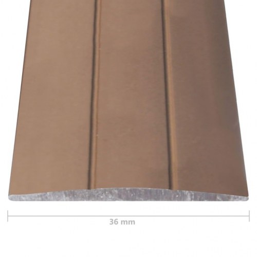 5 stk. gulvlister 134 cm aluminium brun