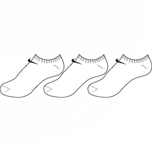 Sport ankelstrømper Nike SX2554 101 Hvid/Sort 42-46