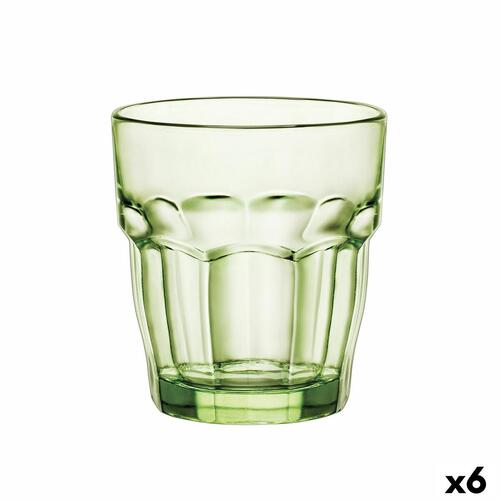 Glas Bormioli Rocco Rock Bar Grøn Glas 270 ml (6 enheder)