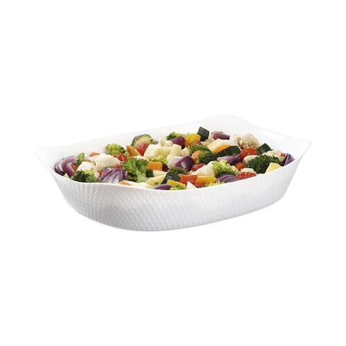 Fad Luminarc Smart Cuisine Hvid Glas 34 x 25 cm (6 enheder)