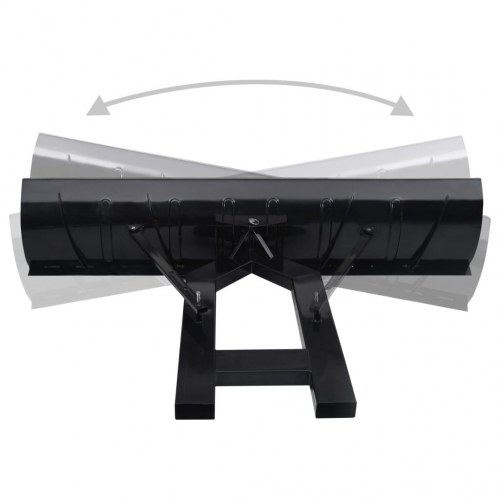 Sneskovl til gaffeltruck 200x48 cm sort