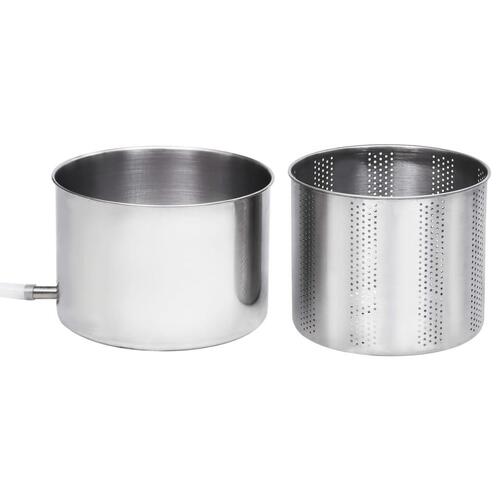 Frugt- og vinpresser 6 l rustfrit stål