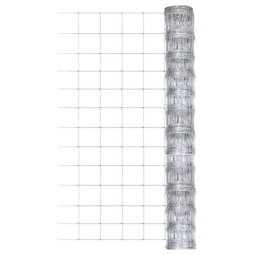 Havehegn 50x1,25 m galvaniseret stål sølvfarvet
