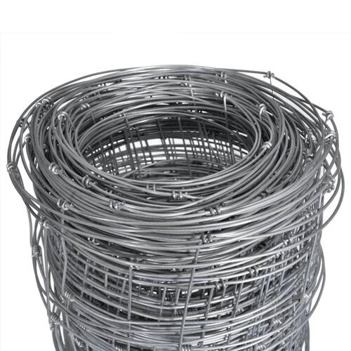 Havehegn 50x0,8 m galvaniseret stål sølvfarvet