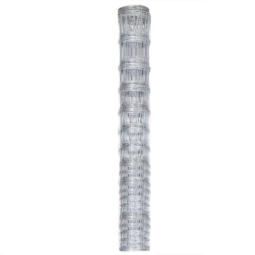 Havehegn 50x1,5 m galvaniseret stål sølvfarvet