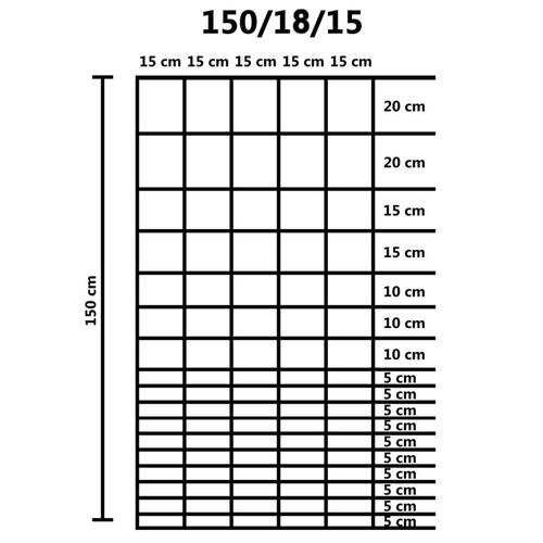 Havehegn 50x1,5 m galvaniseret stål sølvfarvet