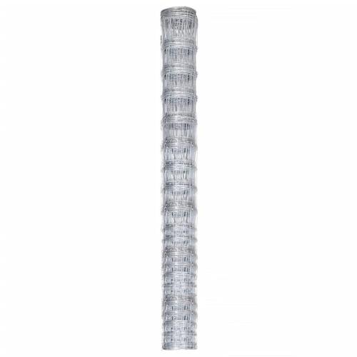 Havehegn 50x1,6 m galvaniseret stål sølvfarvet