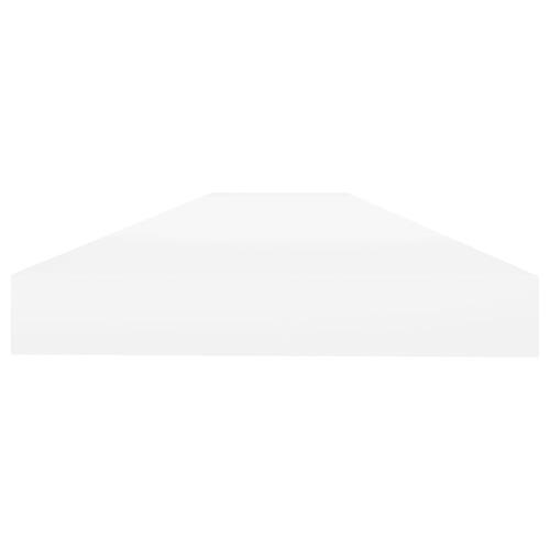 Svævehylde 90x23,5x3,8 cm MDF egetræsfarve og hvid