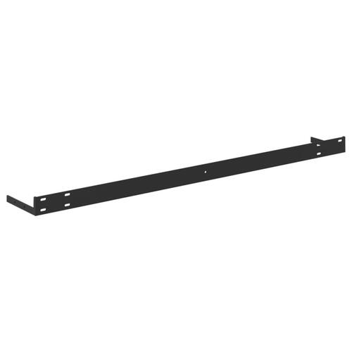Svævehylde 90x23,5x3,8 cm MDF egetræsfarve og hvid