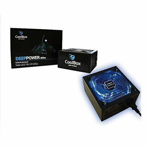 Strømforsyning CoolBox DG-PWS800-85B 800 W ATX Sort