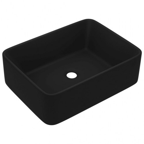 Håndvask i keramik 41 x 30 x 12 cm - matsort