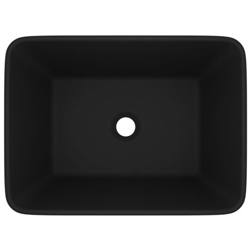 Håndvask i keramik 41 x 30 x 12 cm - matsort