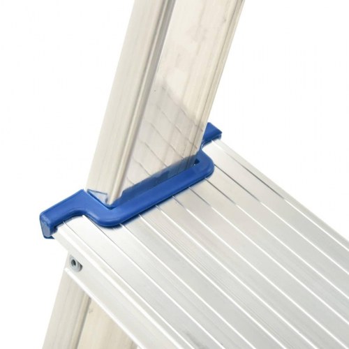 Dobbeltsidet trappestige 3 trin 67 cm aluminium