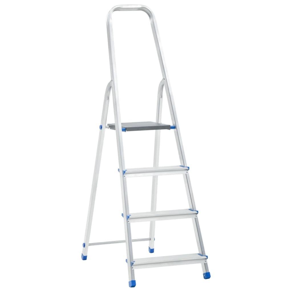 Trappestige 4 trin 150 kg aluminium