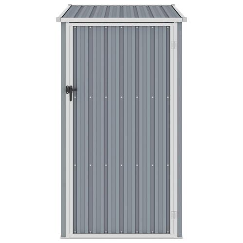 Haveskur 87x98x159 cm galvaniseret stål grå