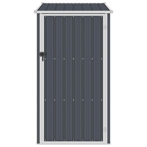 Haveskur 87x98x159 cm galvaniseret stål antracitgrå