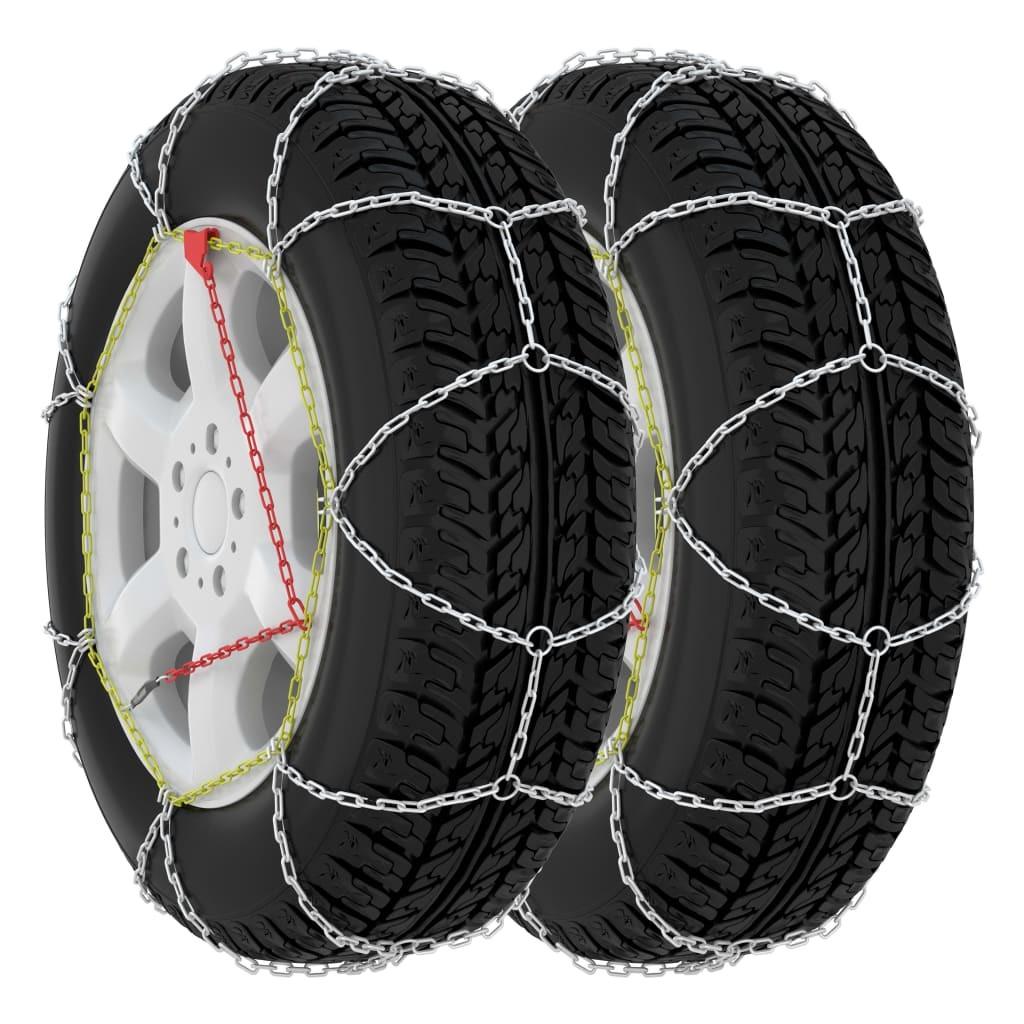Snekæder til bildæk 2 stk. 16 mm SUV 4x4 str. 460
