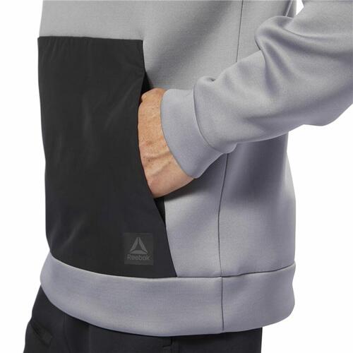 Hættetrøje til Mænd Reebok Supply Tech Grå S