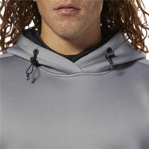 Hættetrøje til Mænd Reebok Supply Tech Grå S