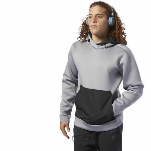 Hættetrøje til Mænd Reebok Supply Tech Grå S