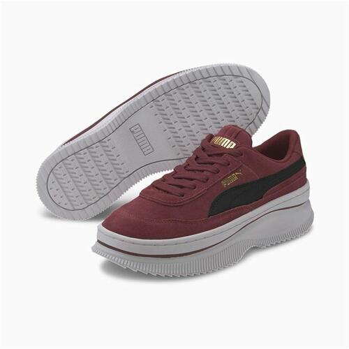 Kvinde Casual Sneakers Puma Sportswear Deva Suede Mørkerød 38