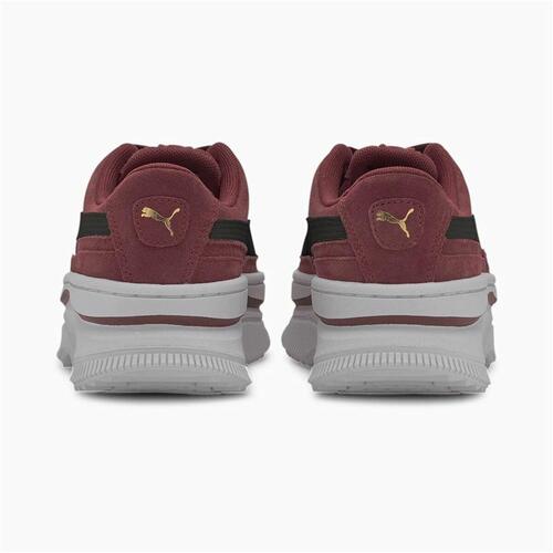 Kvinde Casual Sneakers Puma Sportswear Deva Suede Mørkerød 36