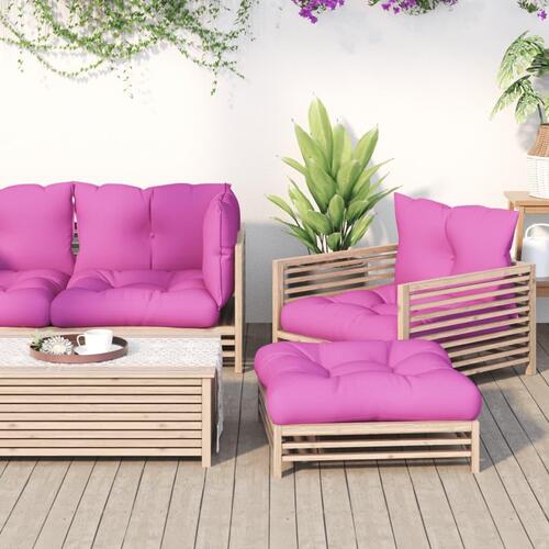 Pallehynder 2 stk. oxfordstof pink