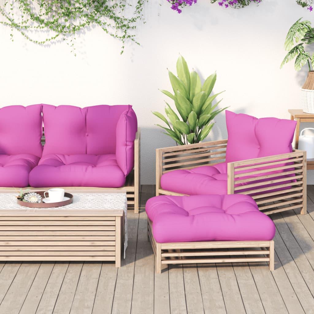 Pallehynder 2 stk. oxfordstof pink