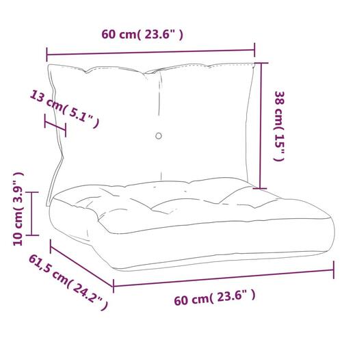 Pallehynder 2 stk. oxfordstof pink