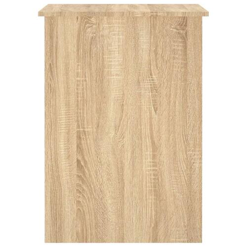 Skrivebord 100x55x75 cm konstrueret træ sonoma-eg