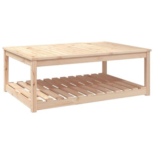 Havebord 121x82,5x45 cm massivt fyrretræ