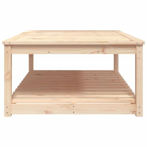 Havebord 121x82,5x45 cm massivt fyrretræ