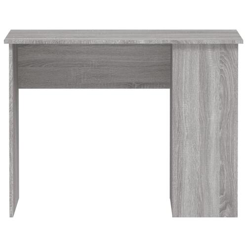 Skrivebord 100x55x75 cm konstrueret træ grå sonoma-eg