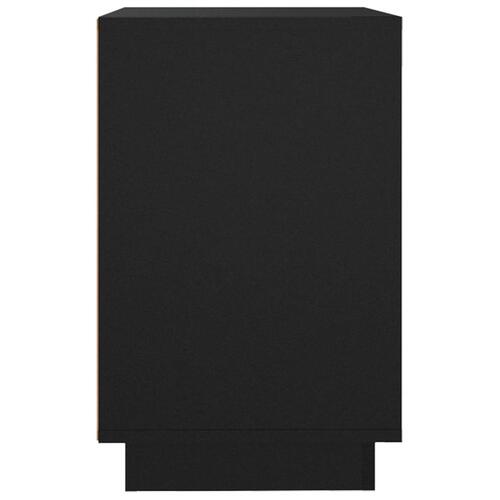 Skænk 102x35x60 cm konstrueret træ sort