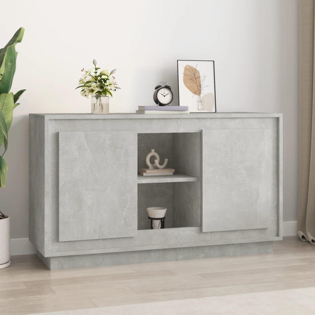 Skænk 102x35x60 cm konstrueret træ betongrå