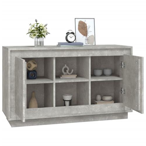 Skænk 102x35x60 cm konstrueret træ betongrå