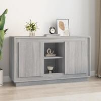 Skænk 102x35x60 cm konstrueret træ grå sonoma-eg