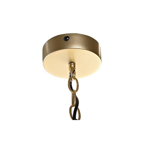 Loftslampe 50 x 46 x 30 cm Gylden Metal Hvid 50 W (2 enheder)