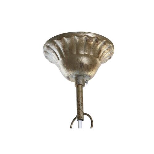 Loftslampe 37 x 37 x 38 cm Gylden Metal Multifarvet 50 W